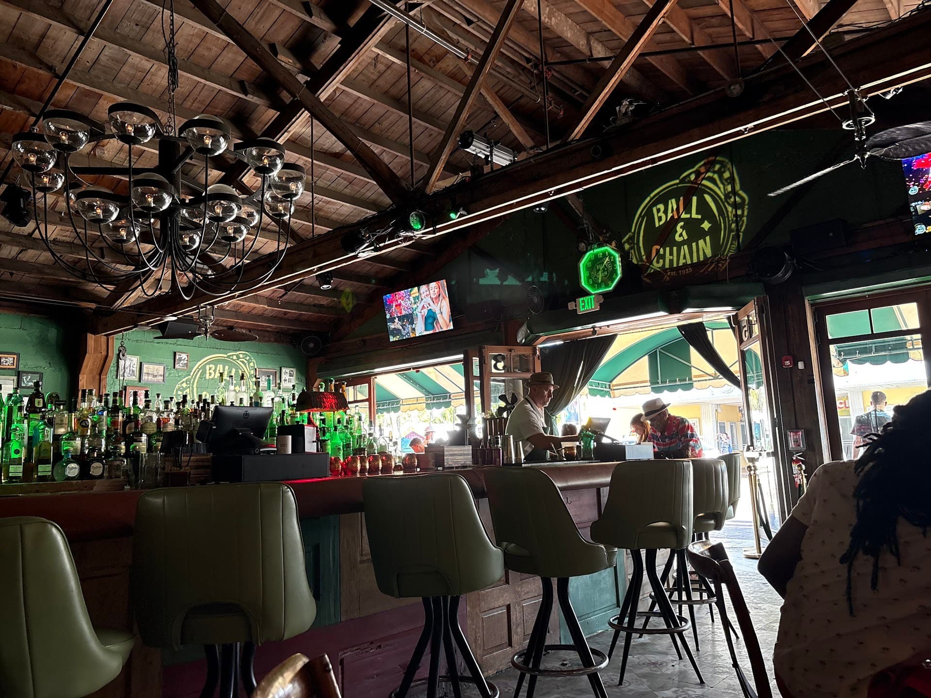 Interior view of Ball & Chain in Miami