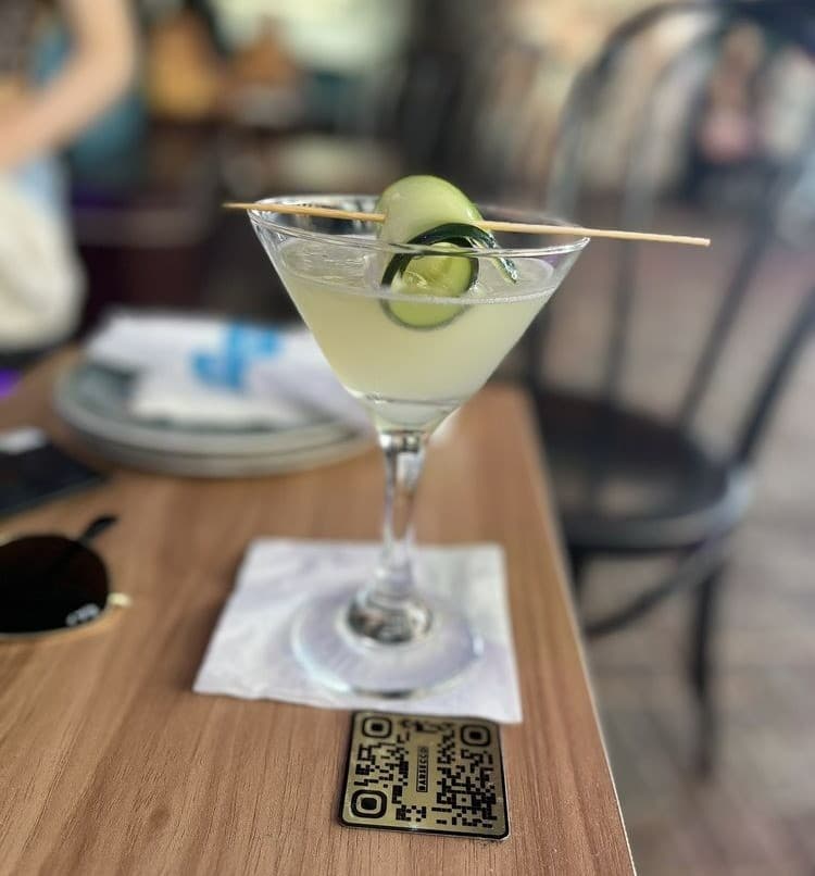 Cocktail at Barsecco in Miami's vibrant nightlife scene