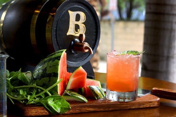 Watermelon cocktail at Batch Gastropub in Miami