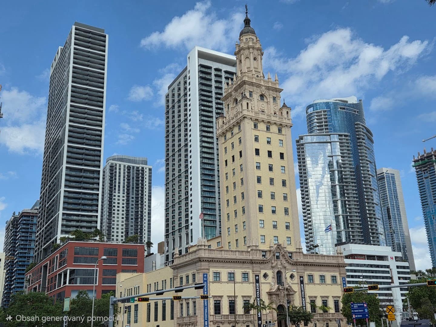 Historic building near Bayside Marketplace in Miami