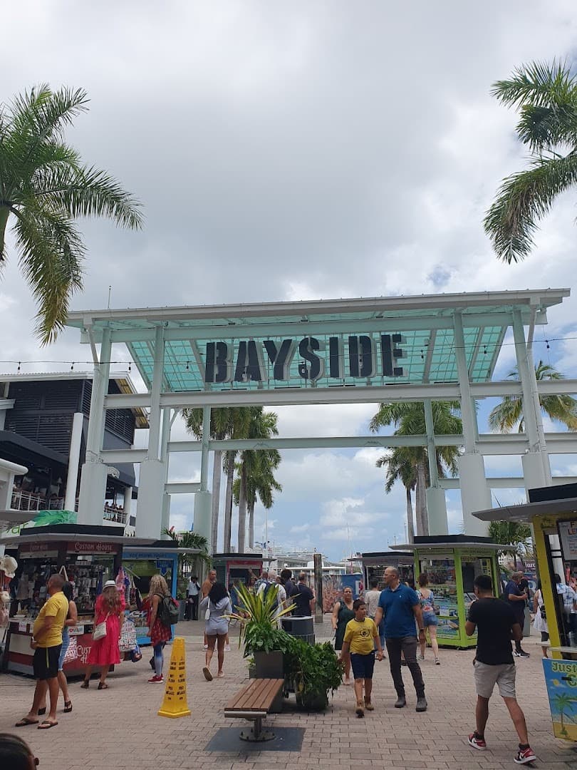 Bayside Marketplace entrance in Miami
