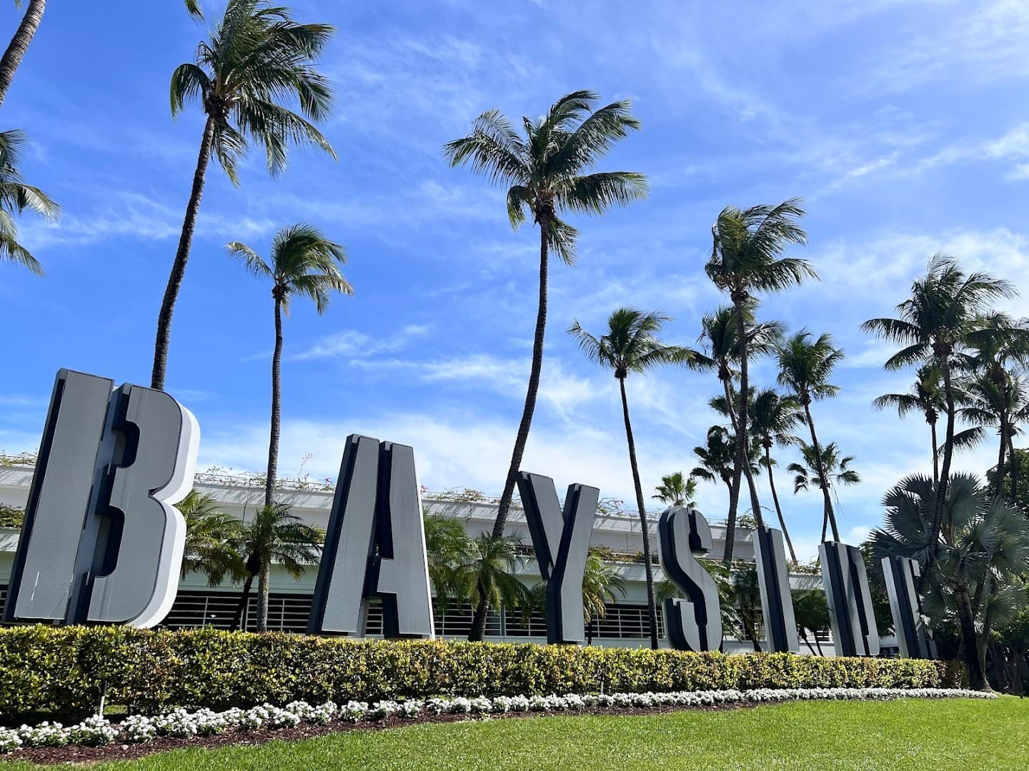 Bayside Marketplace sign in Miami