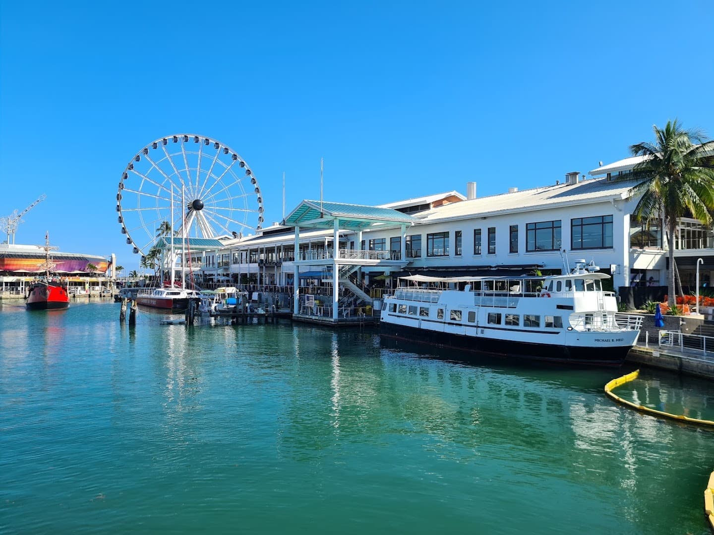 Bayside Marketplace waterfront view in Miami