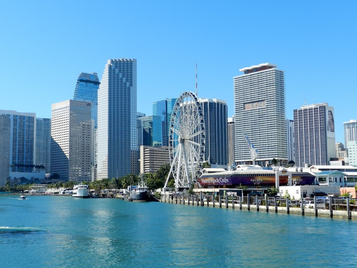 Bayside Marketplace waterfront view Miami