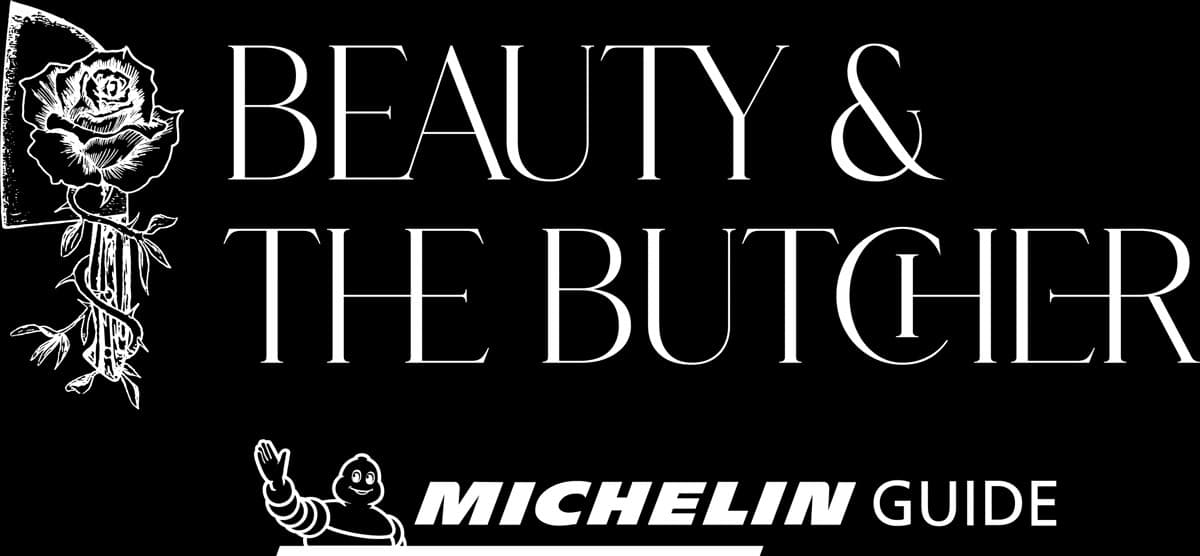 Beauty & The Butcher restaurant sign on S Red Rd