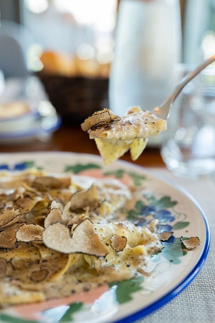 Truffle pasta dish at Bellini Coconut Grove