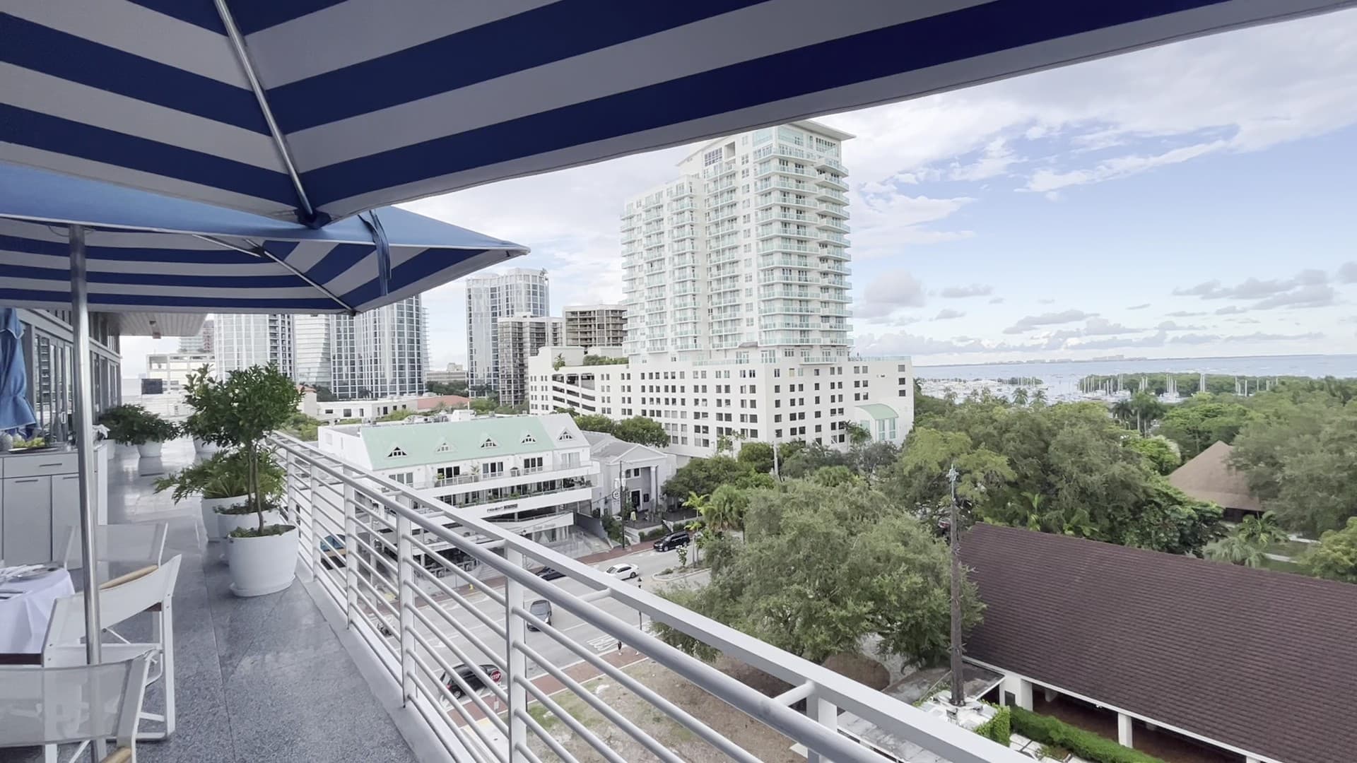 View of Bellini restaurant in Coconut Grove