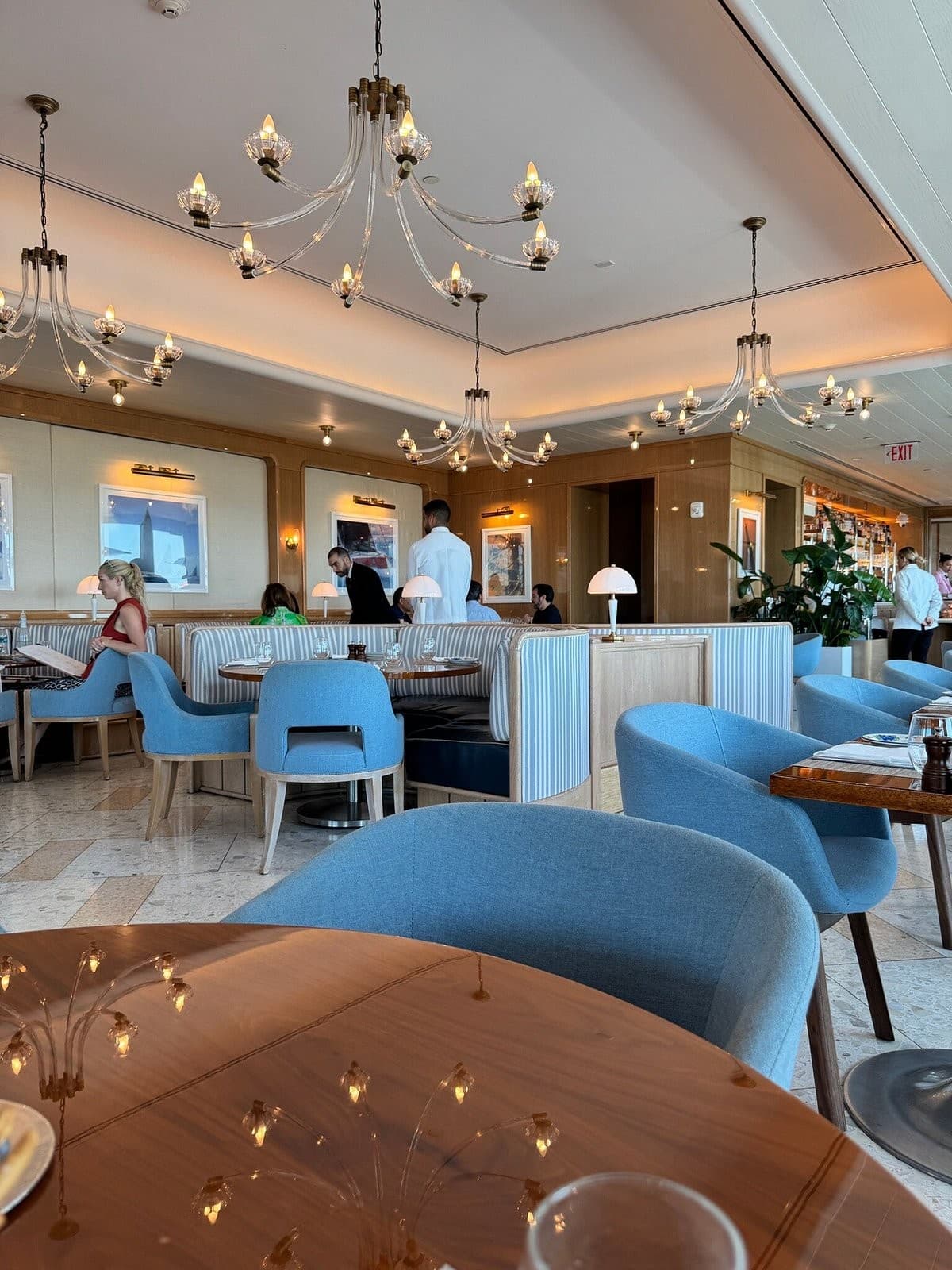 Elegant dining space at Bellini in Coconut Grove