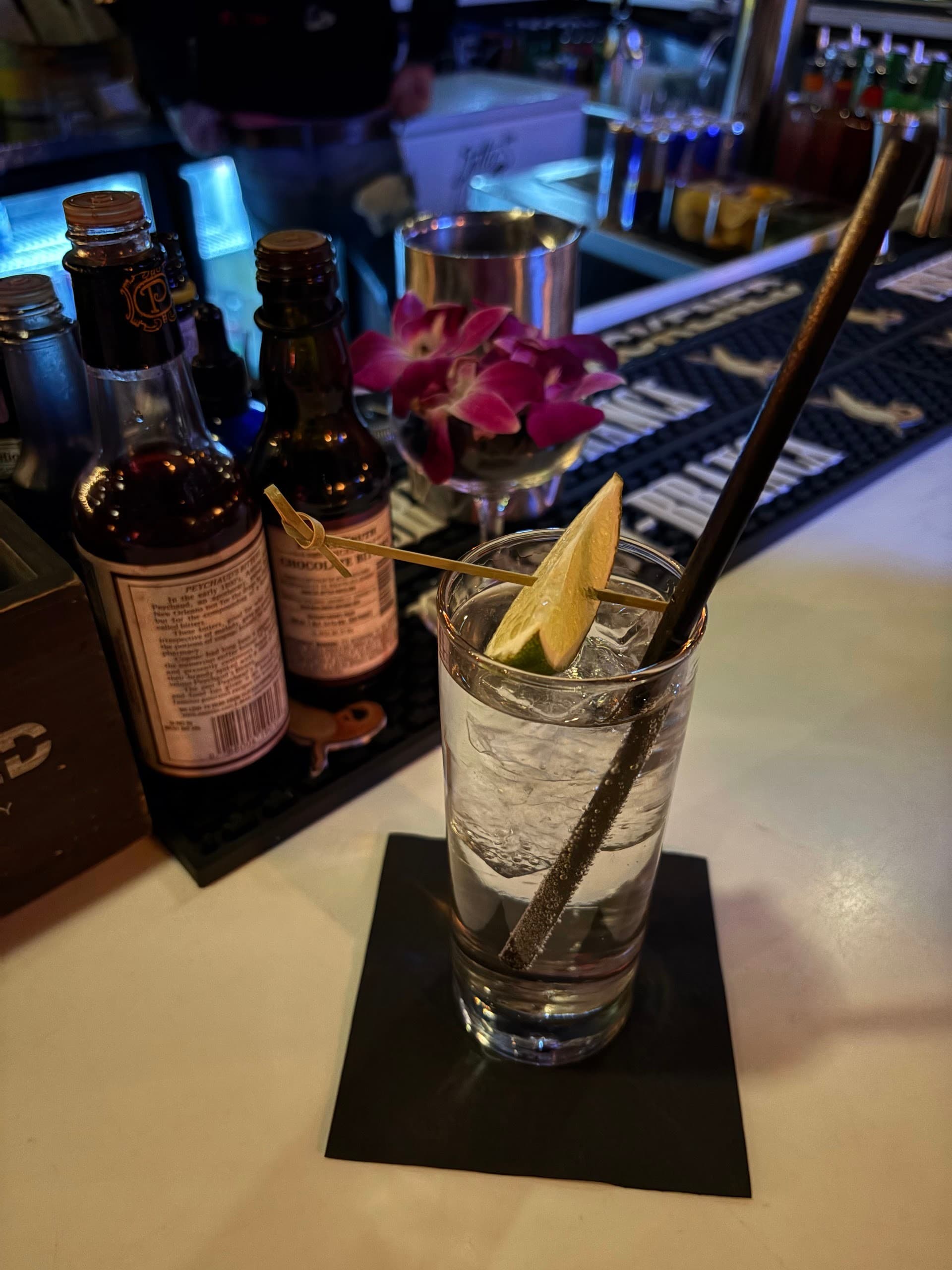 Cocktail at Better Days, a bar in Miami