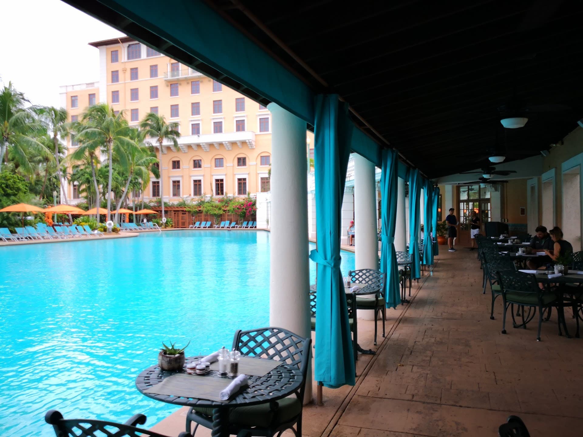 Biltmore Golf Course Miami pool area in Coral Gables