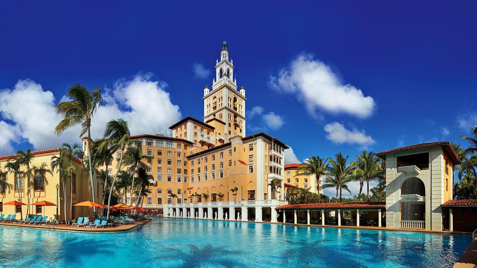 Biltmore Hotel exterior view in Coral Gables