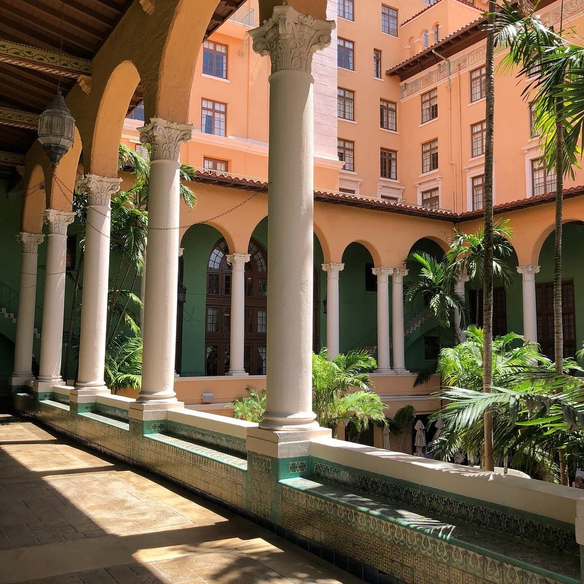 Courtyard view at Biltmore Hotel Miami Coral Gables