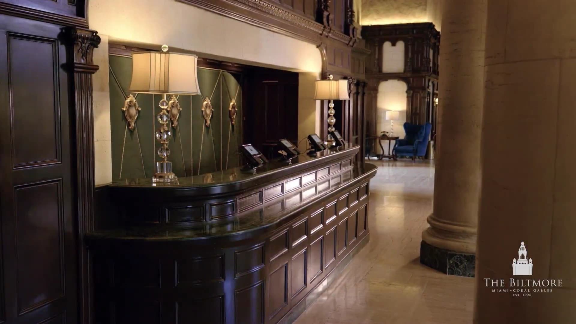 Biltmore Hotel lobby in Coral Gables