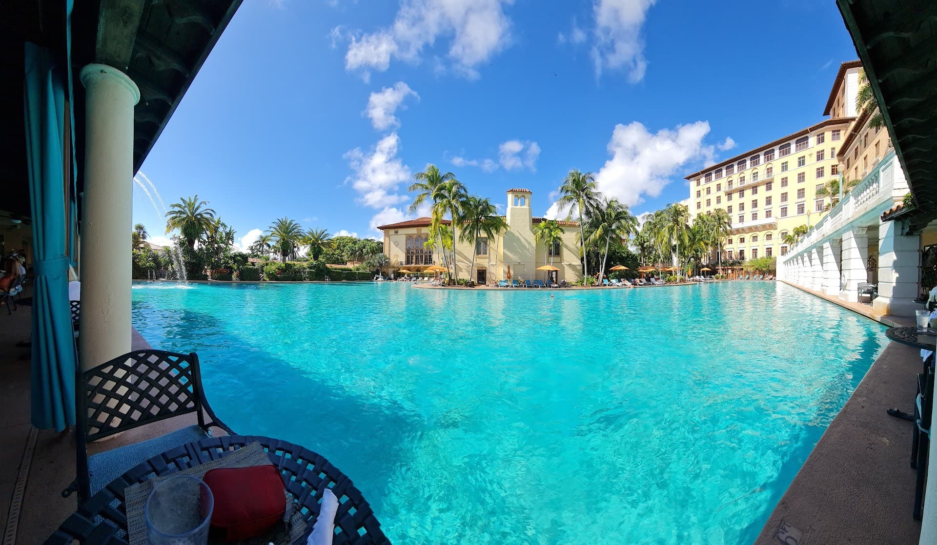 Biltmore Hotel pool view in Coral Gables