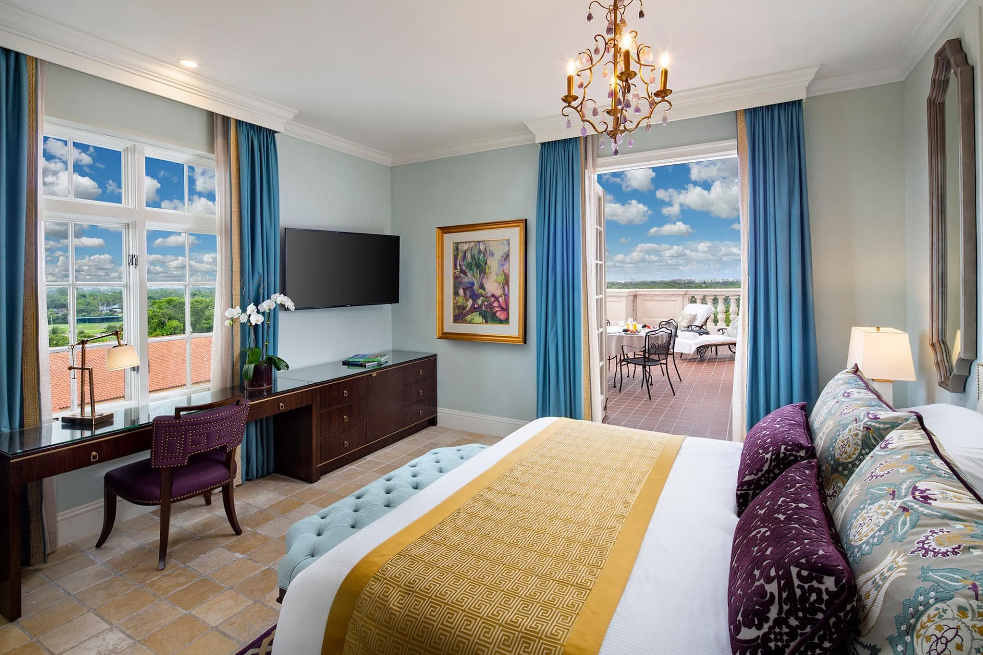 Luxurious room at Biltmore Hotel Miami Coral Gables
