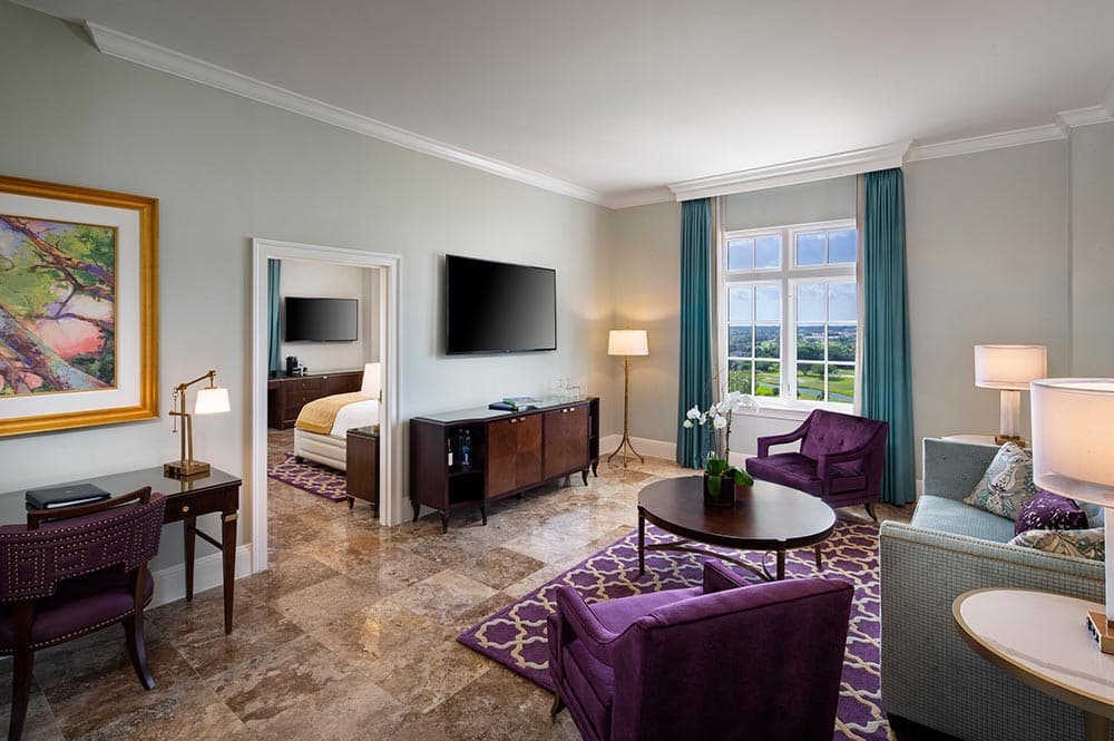 Luxurious suite at Biltmore Hotel Coral Gables