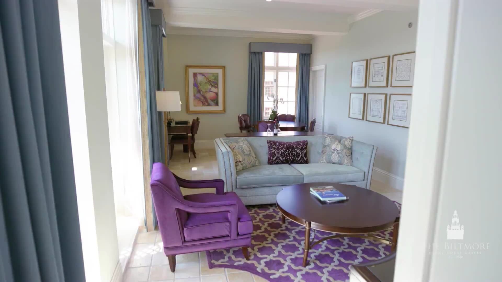 Biltmore Hotel suite in Coral Gables