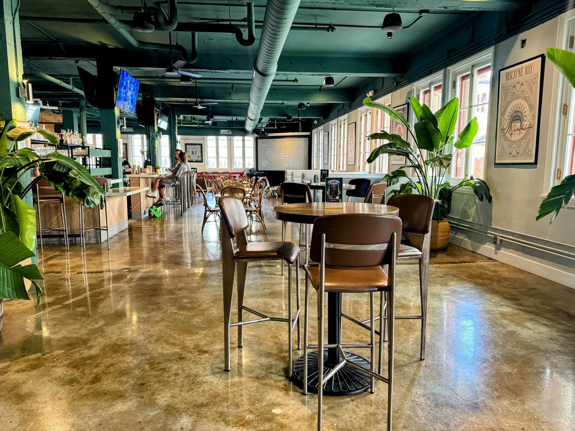 Biscayne Bay Brewing Company interior bar in Miami