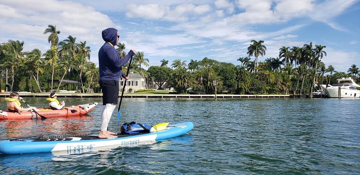 Paddleboarding at Biscayne Bay Paddleboards & Kayaks, 1800 Sunset Harbour Dr #3