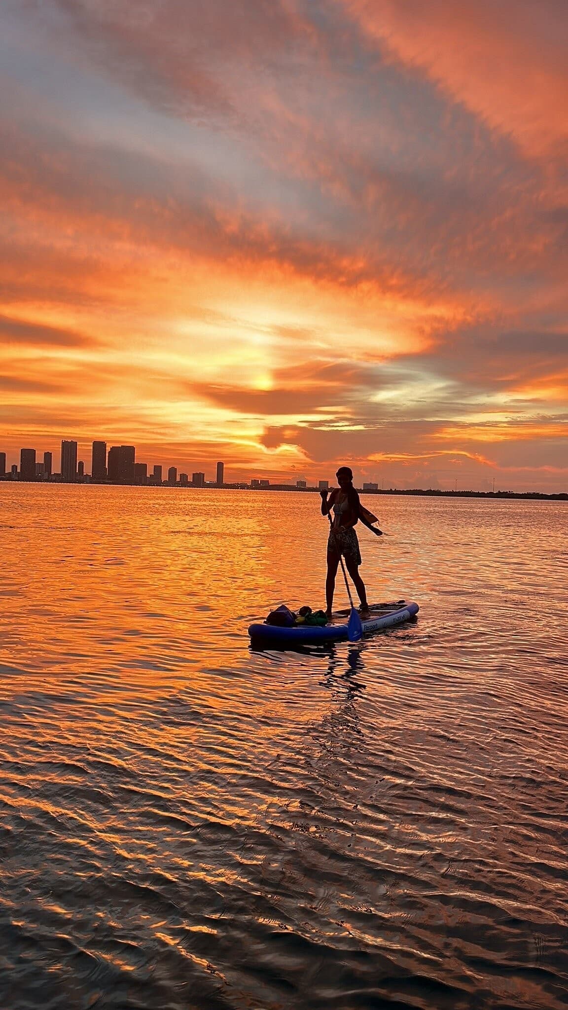 Biscayne Bay Paddleboards & Kayaks sunset view at 1800 Sunset Harbour Dr #3