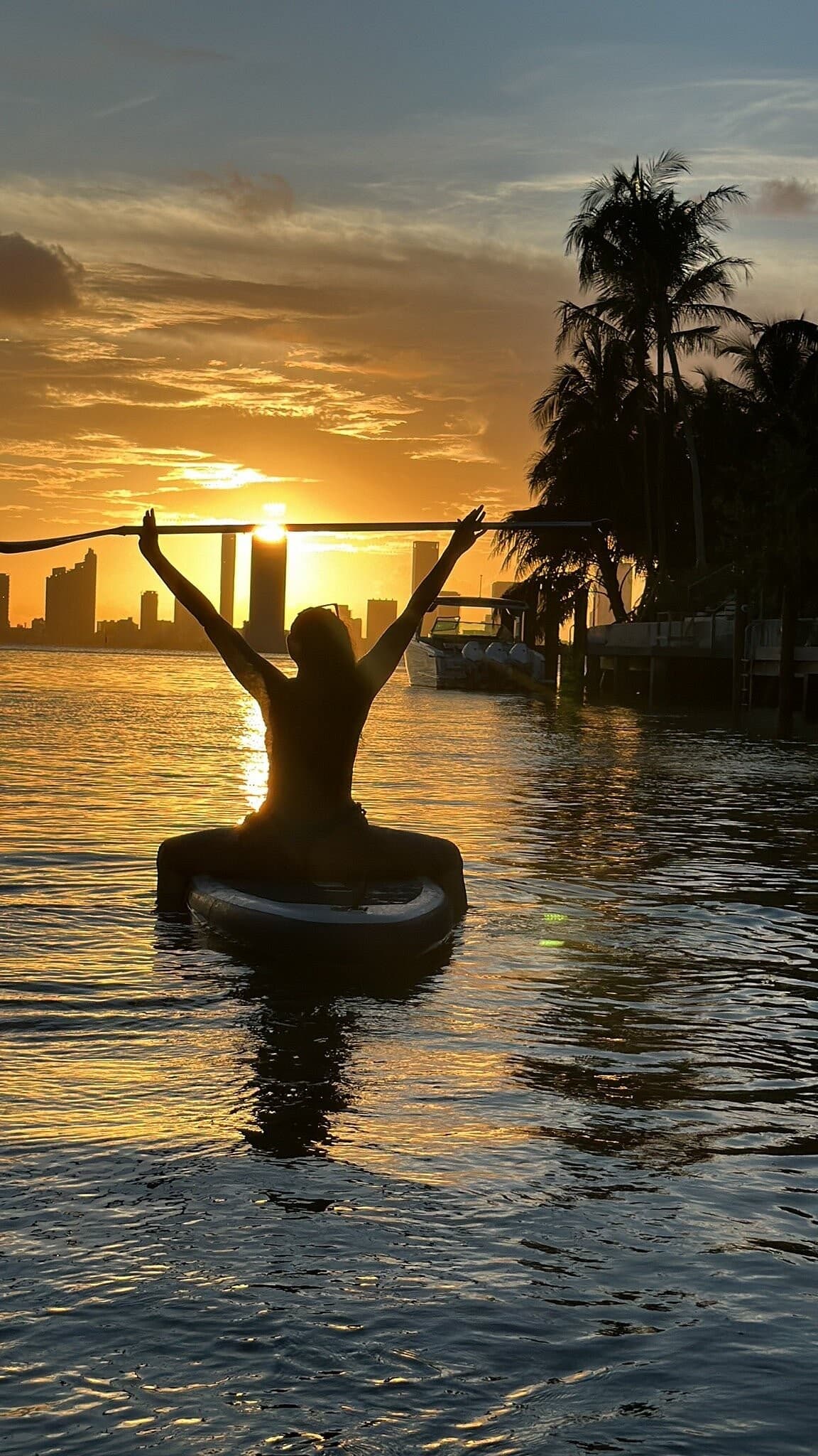 Biscayne Bay Paddleboards & Kayaks sunset view at 1800 Sunset Harbour Dr #3