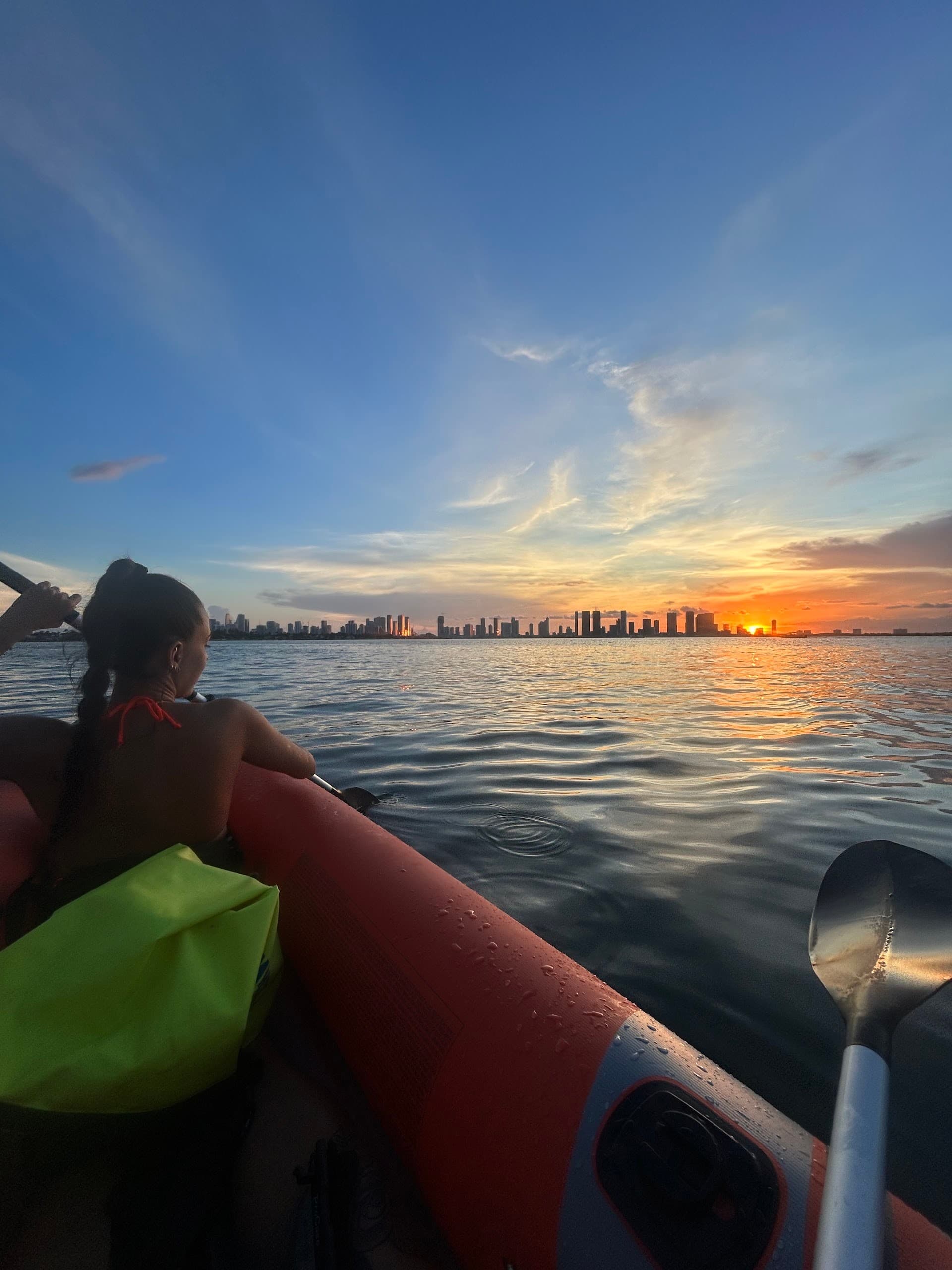 Biscayne Bay Paddleboards & Kayaks sunset view at 1800 Sunset Harbour Dr #3