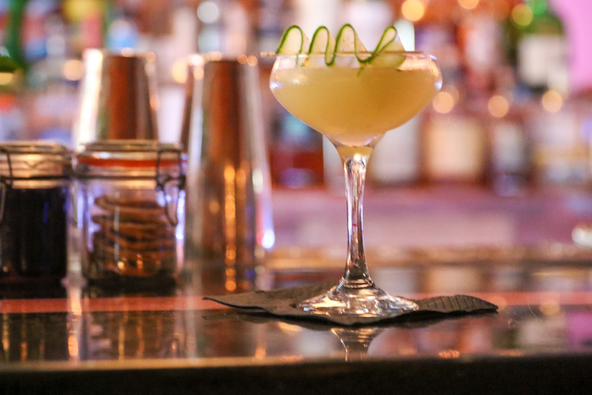 Cocktail at Blackbird Ordinary in Miami