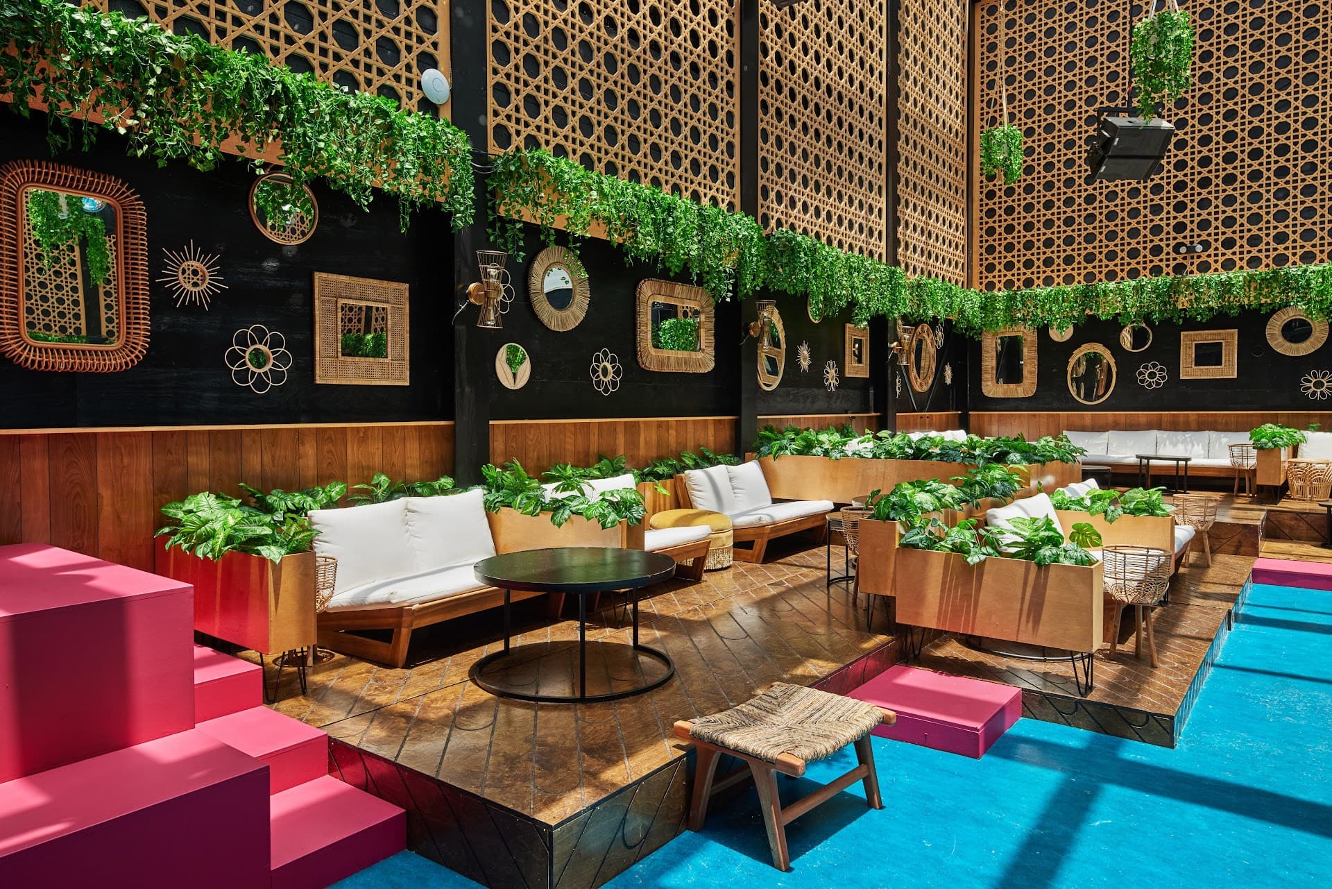 Stylish interior at Blackbird Ordinary in Miami