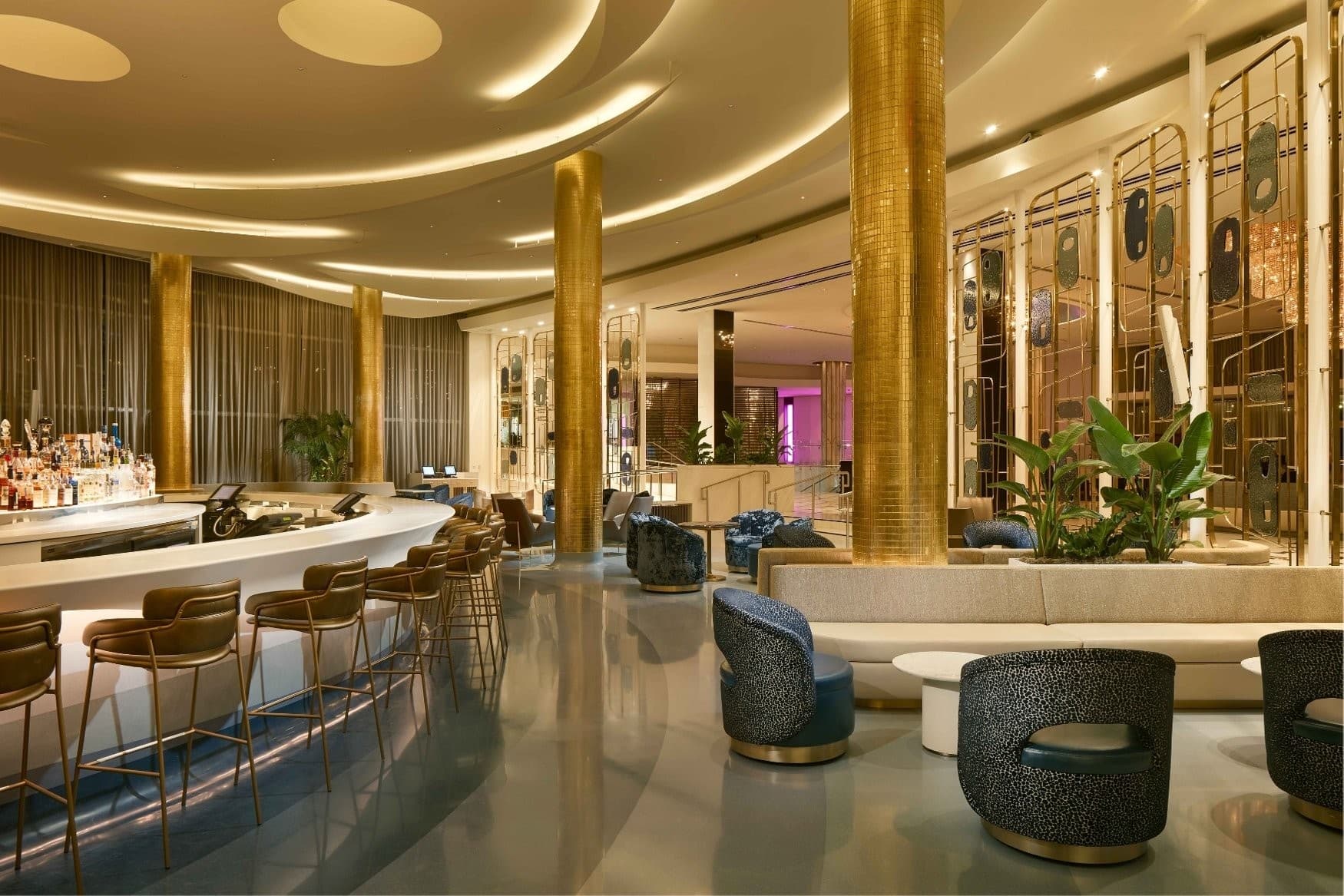 Bleau Bar interior in Miami Beach