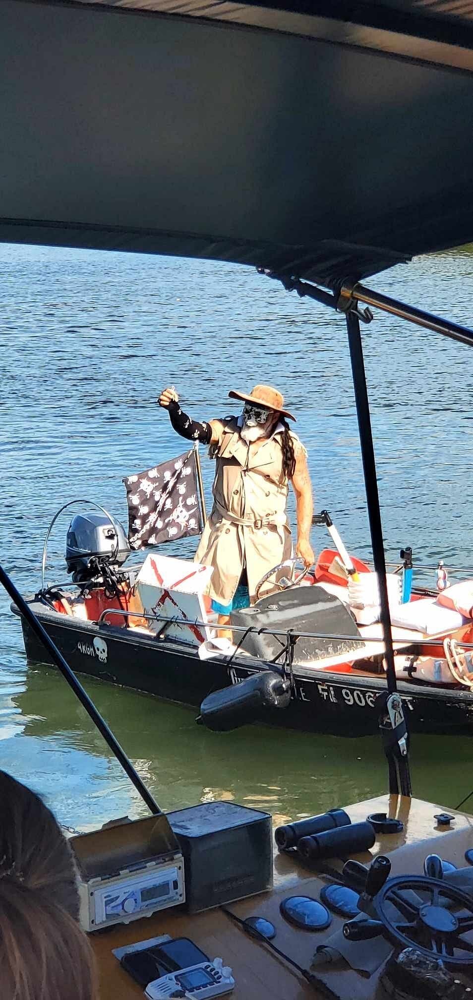 Pirate-themed boat at BlueFoot Pirate Adventures, 151 N Beach Rd