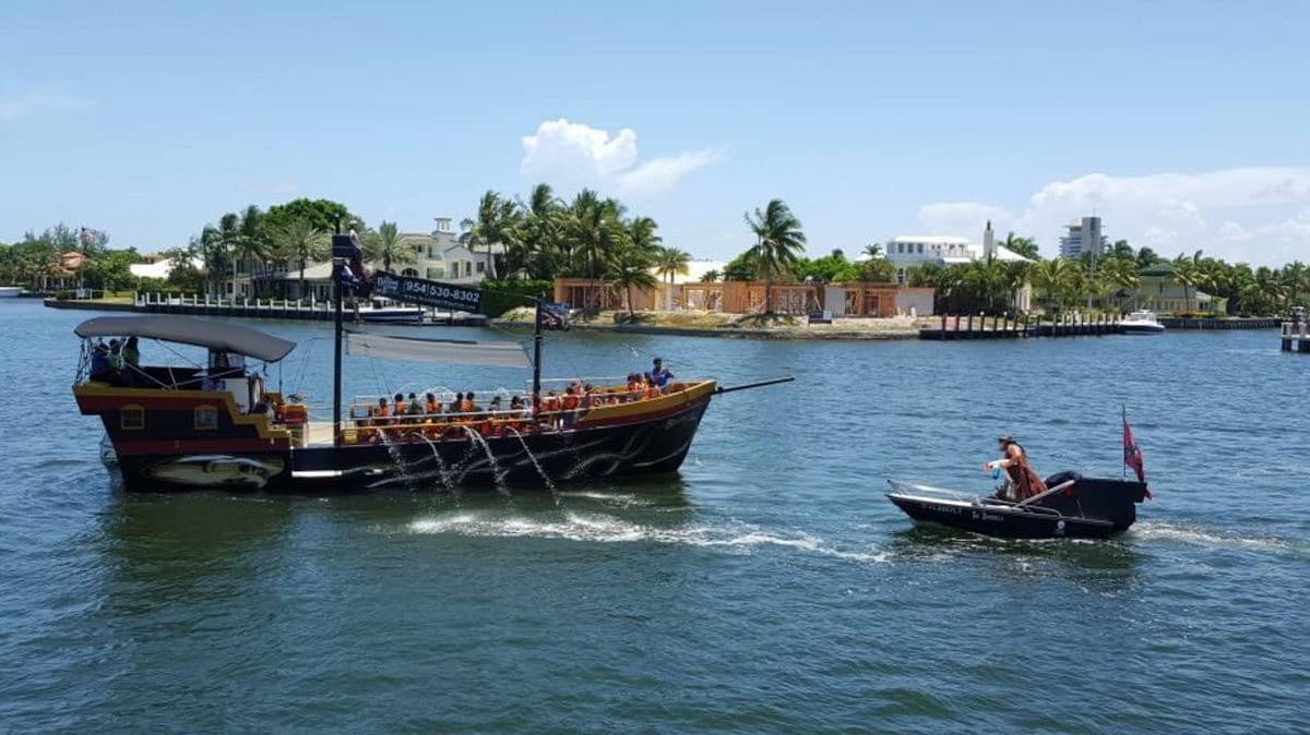 BlueFoot Pirate Adventures boat on water near 151 N Beach Rd