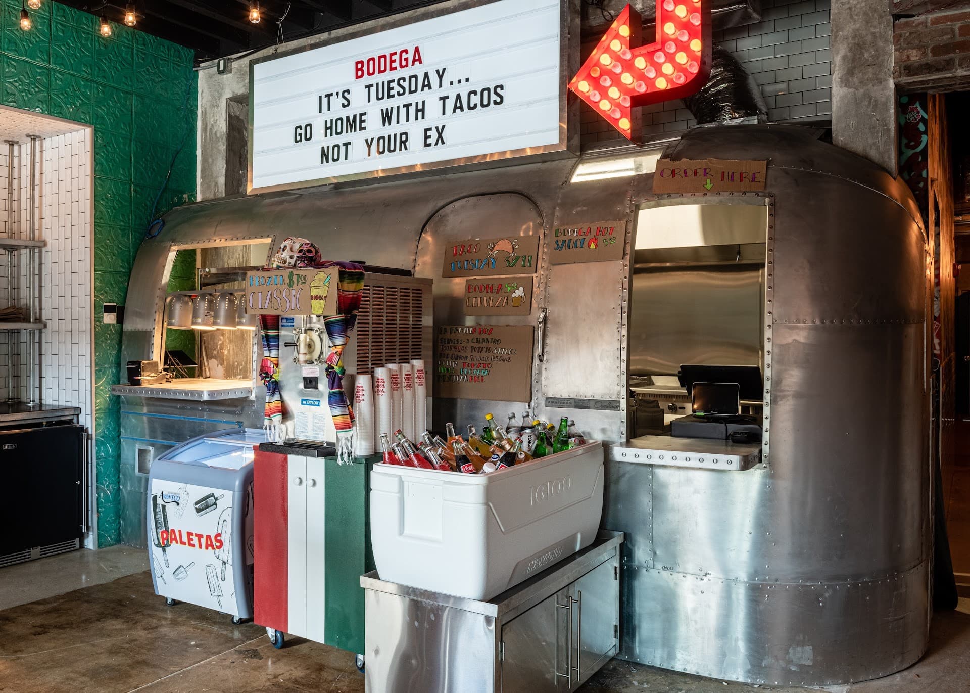 Bodega Taqueria y Tequila interior in Miami
