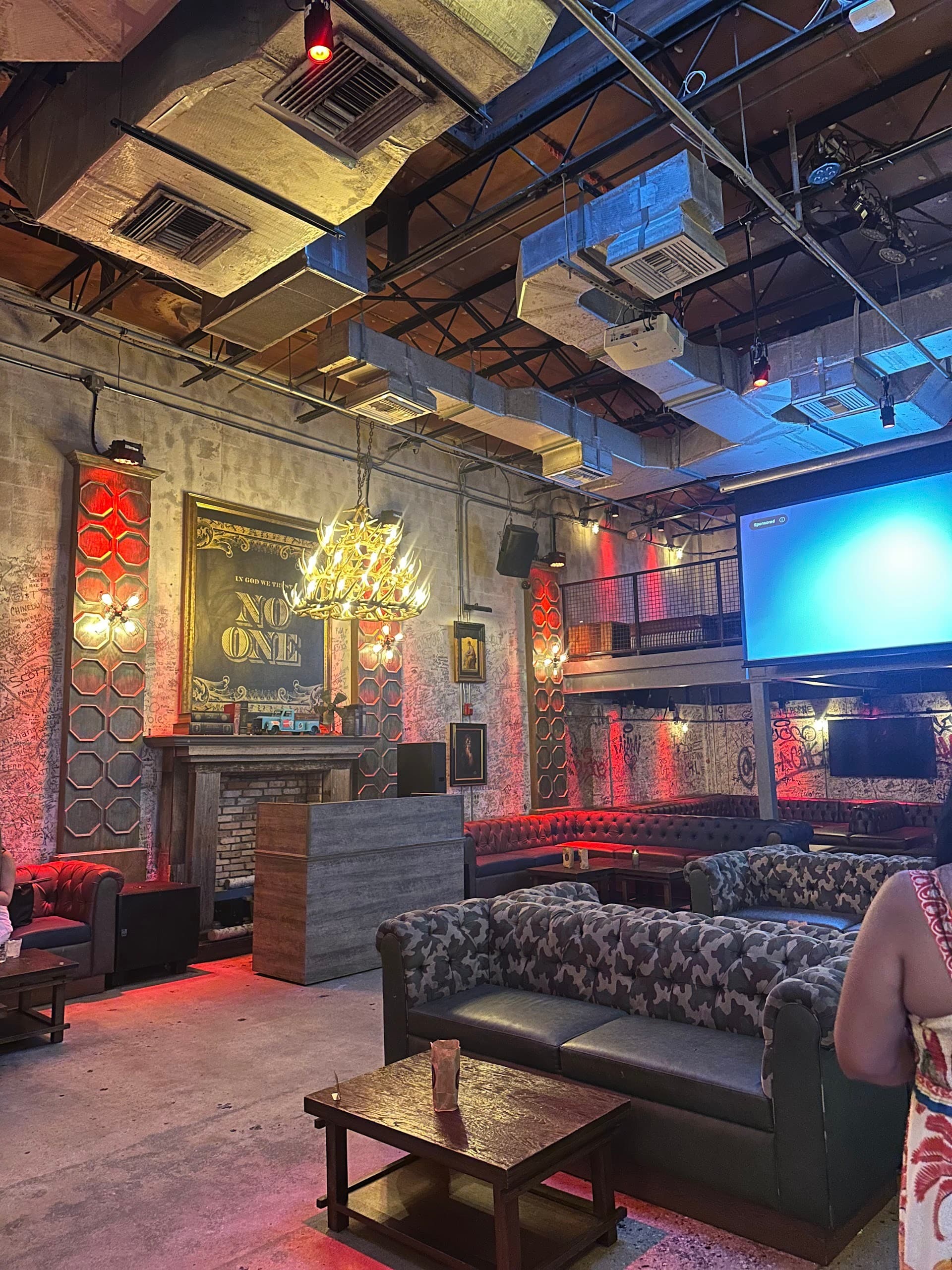 Stylish interior of Bodega Taqueria y Tequila in Miami Beach