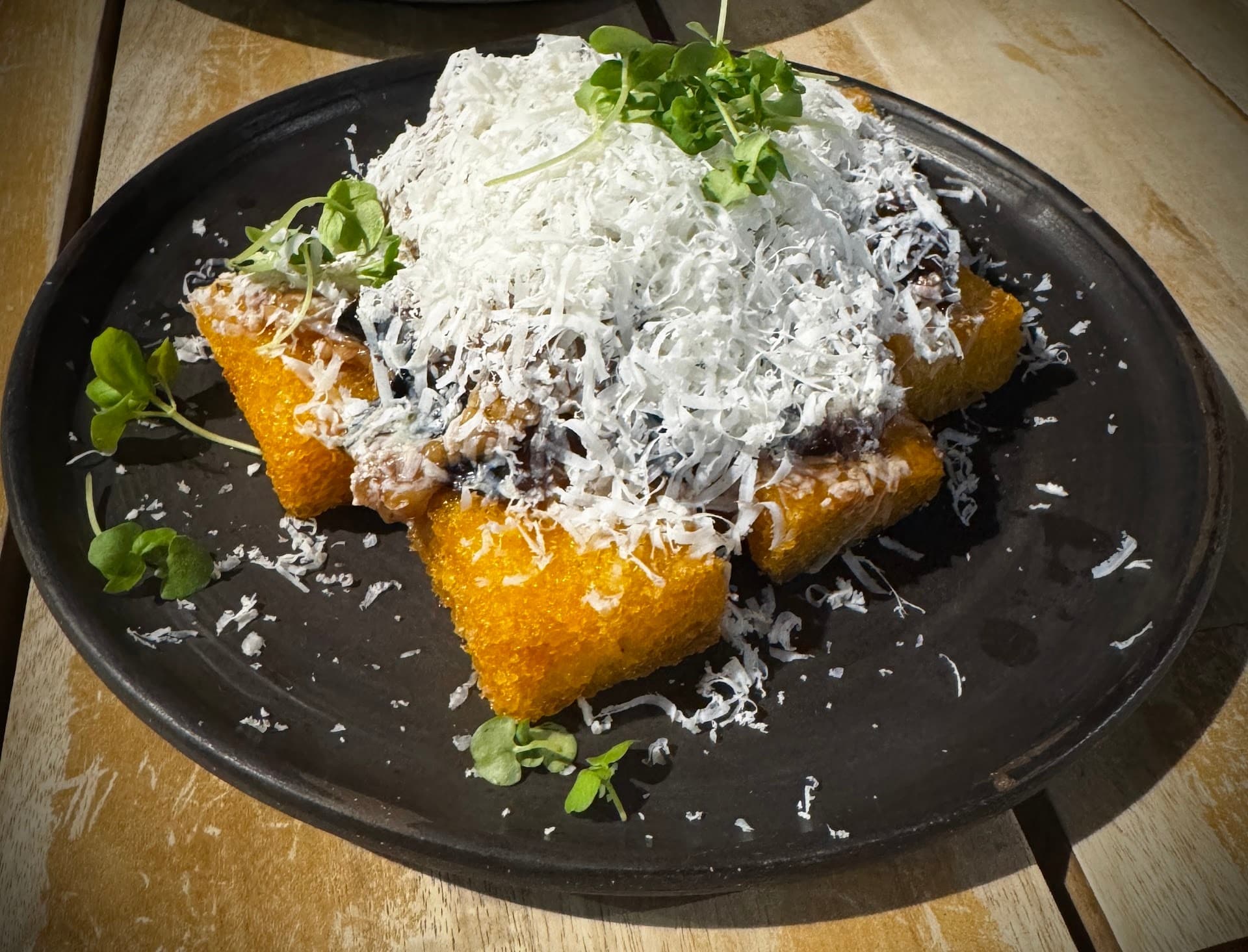 Delicious dish at Boia De restaurant in Miami