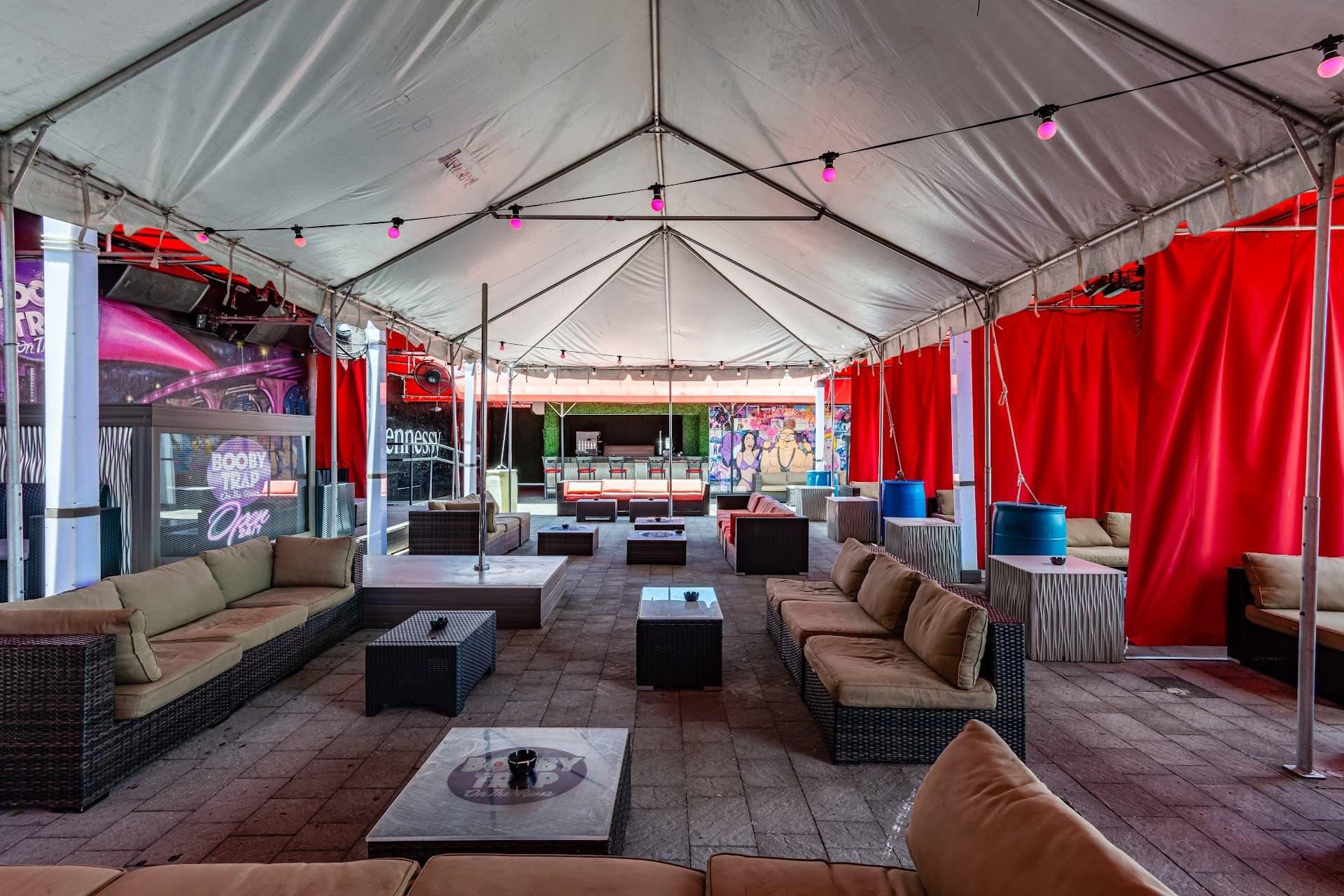 Interior of Booby Trap On The River, Miami nightlife