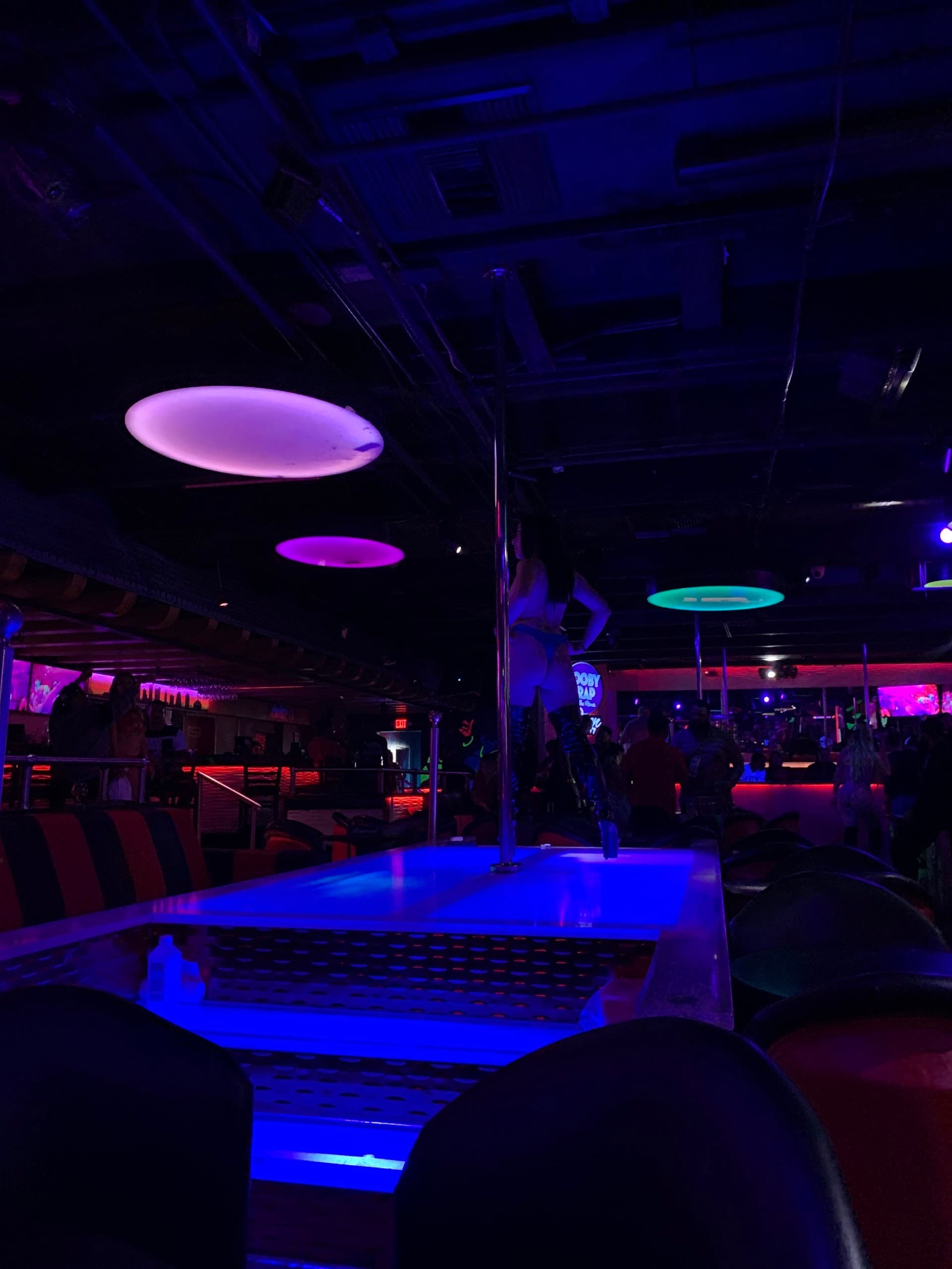 Interior view of Booby Trap On The River in Miami nightlife
