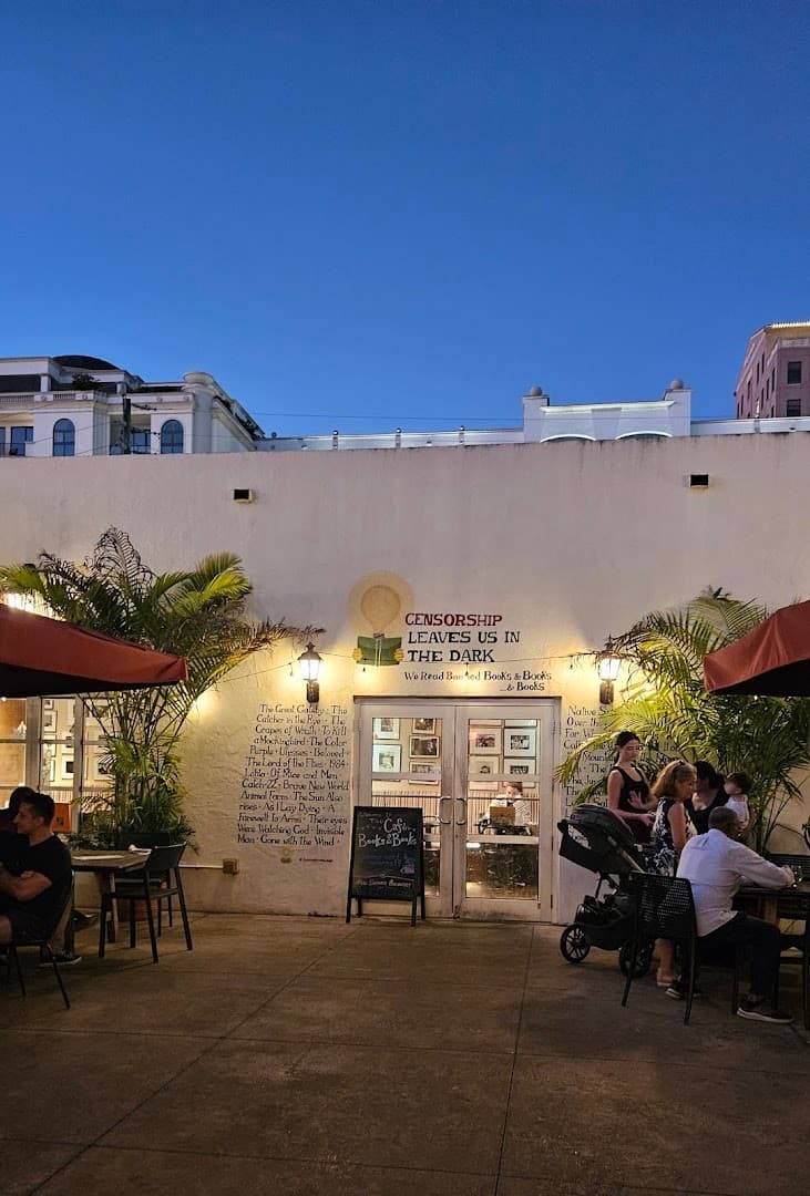 Books & Books restaurant exterior in Coral Gables