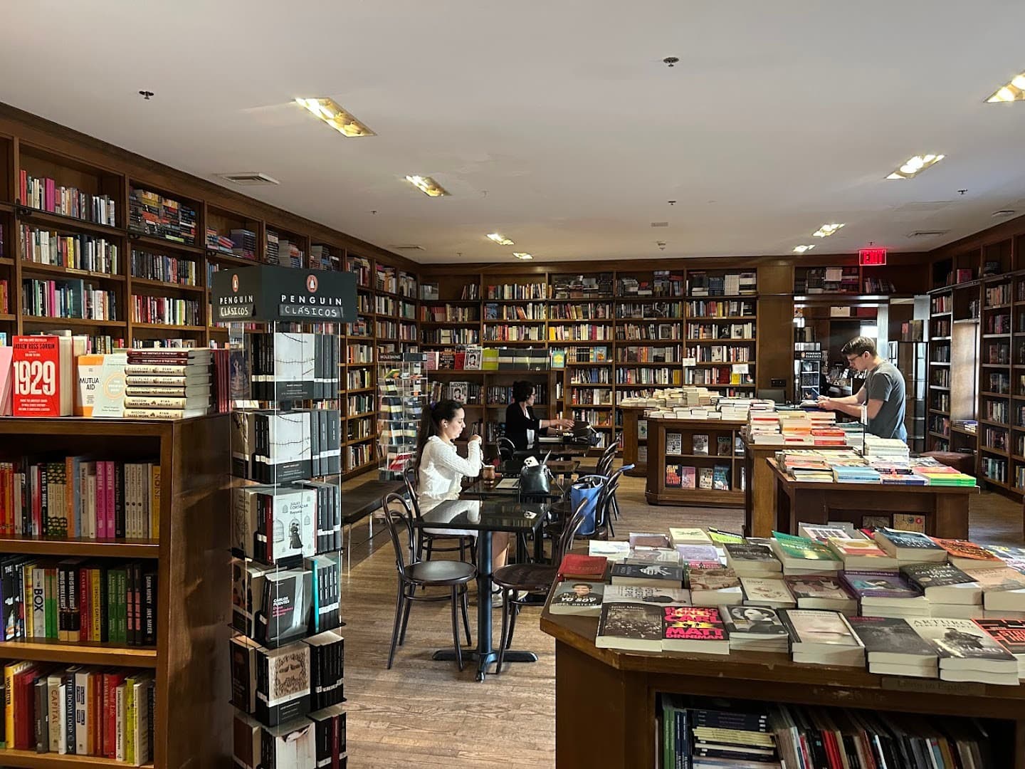 Cozy interior of Books & Books in Coral Gables