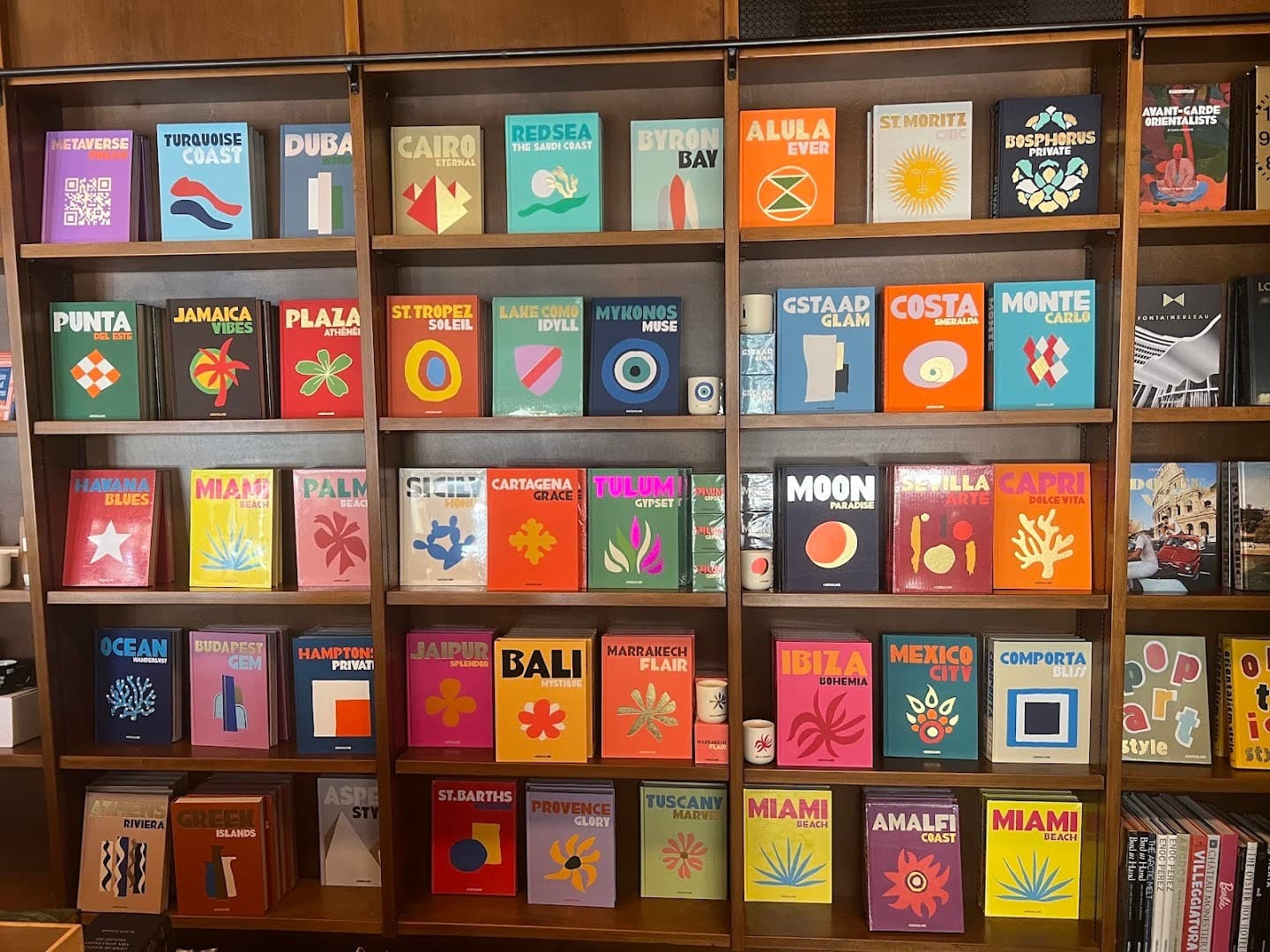 Books & Books interior display in Coral Gables