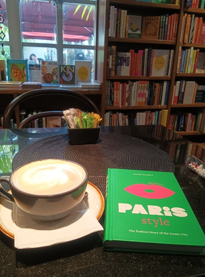 Cozy reading corner at Books & Books in Coral Gables