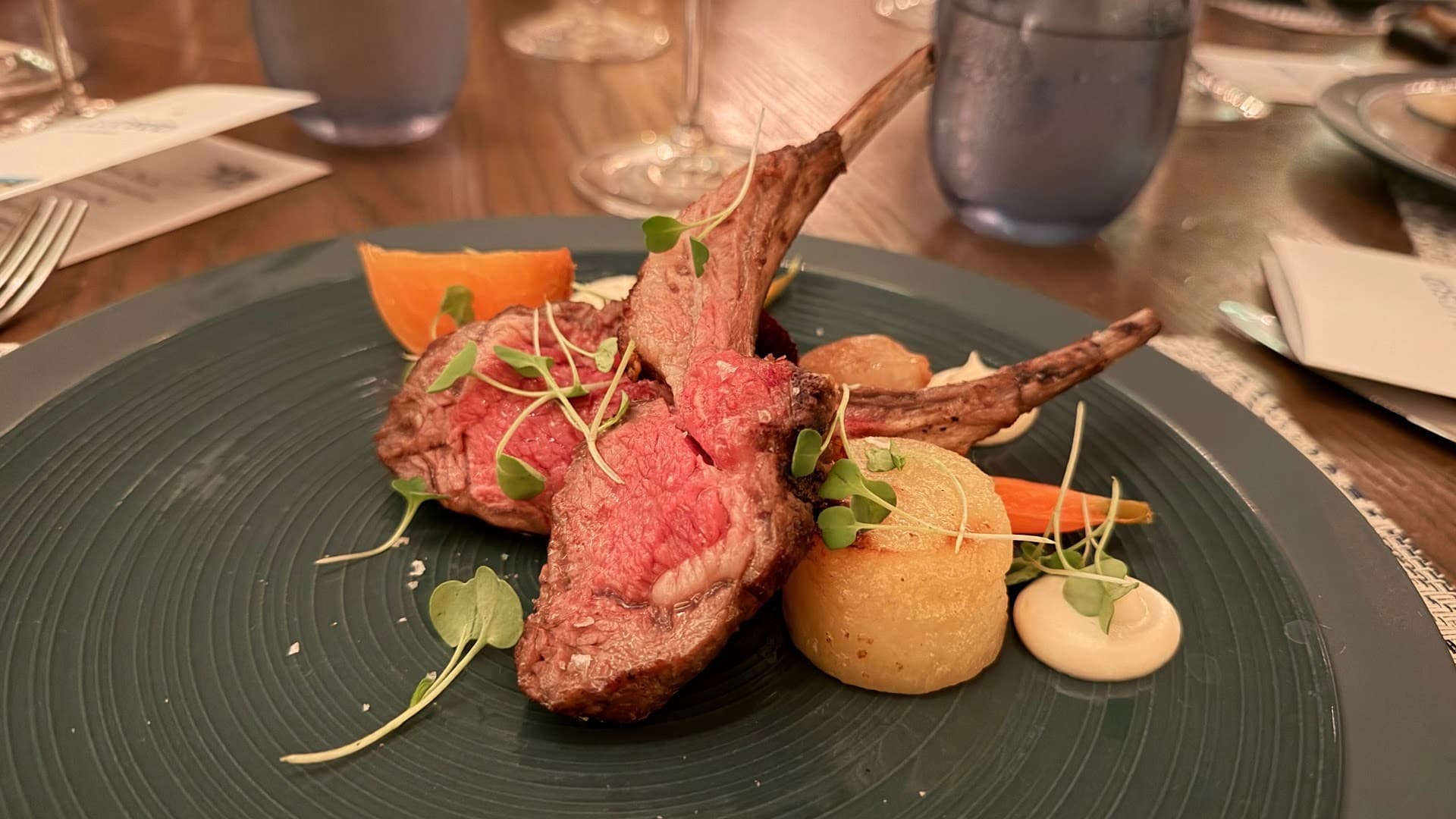 Lamb dish at Boulud Sud Miami