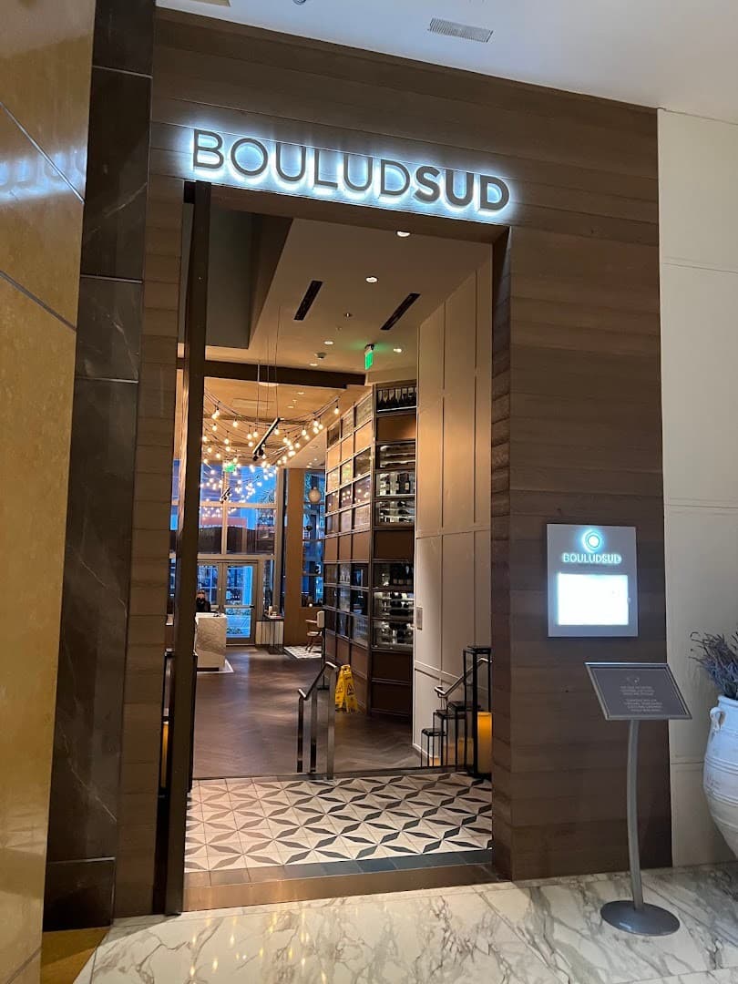 Entrance of Boulud Sud restaurant in Miami