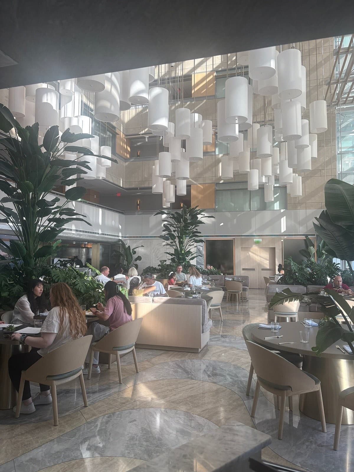 Dining area at Brickell Arch in Miami
