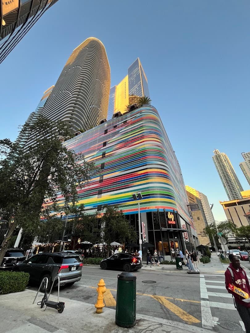 Colorful exterior of Brickell City Centre in Miami