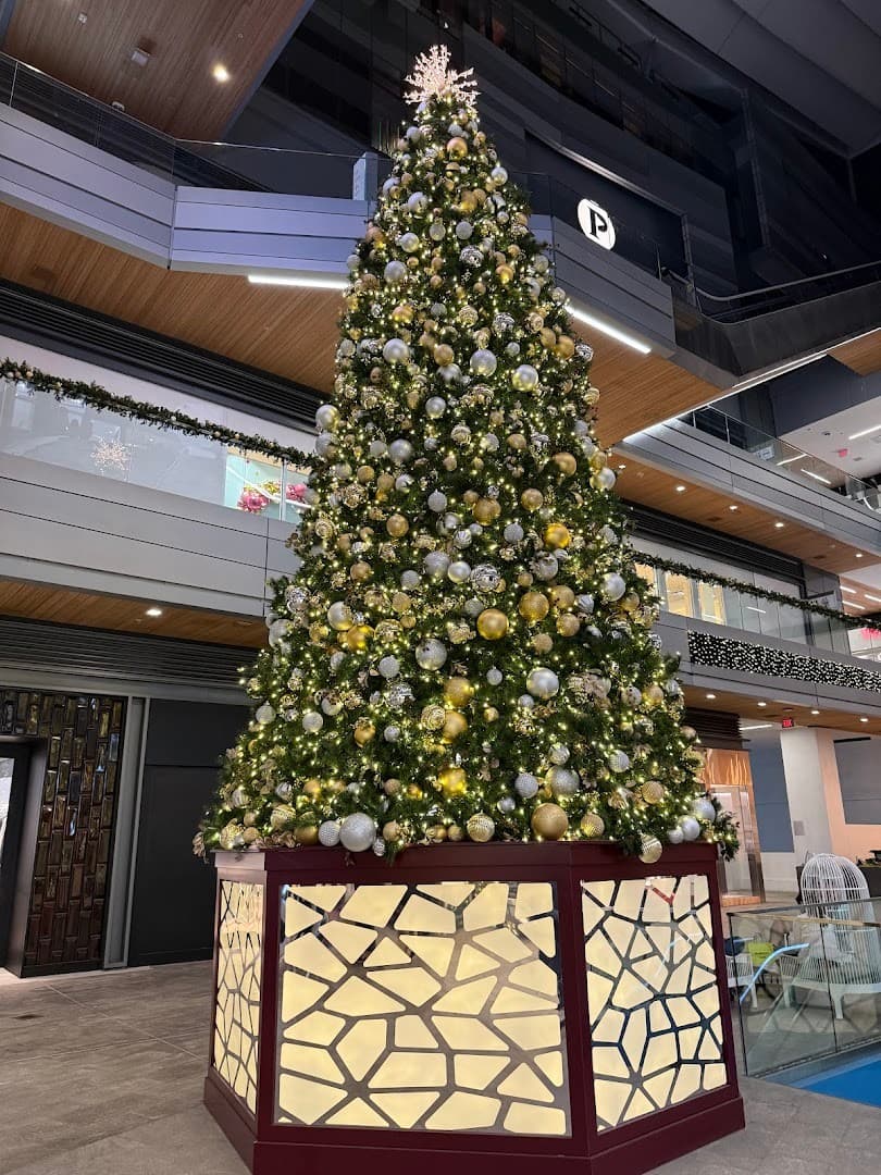 Christmas tree installation at Brickell City Centre in Miami