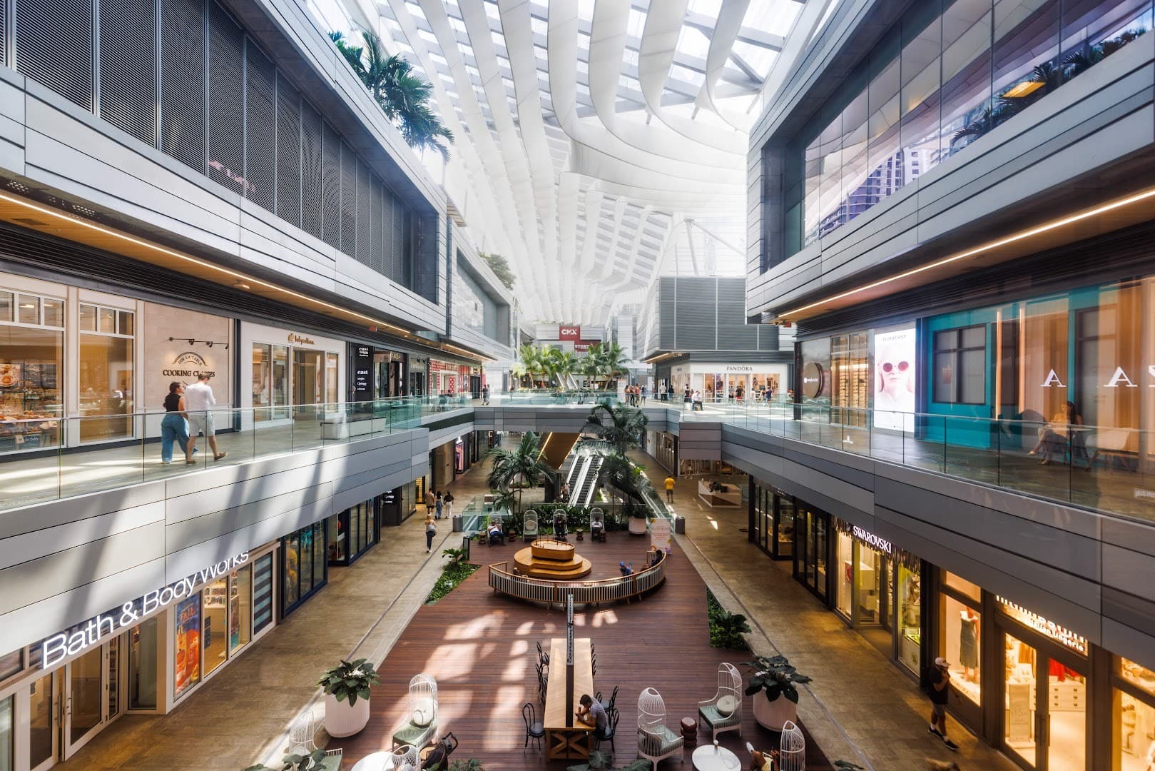 Interior view of Brickell City Centre in Miami