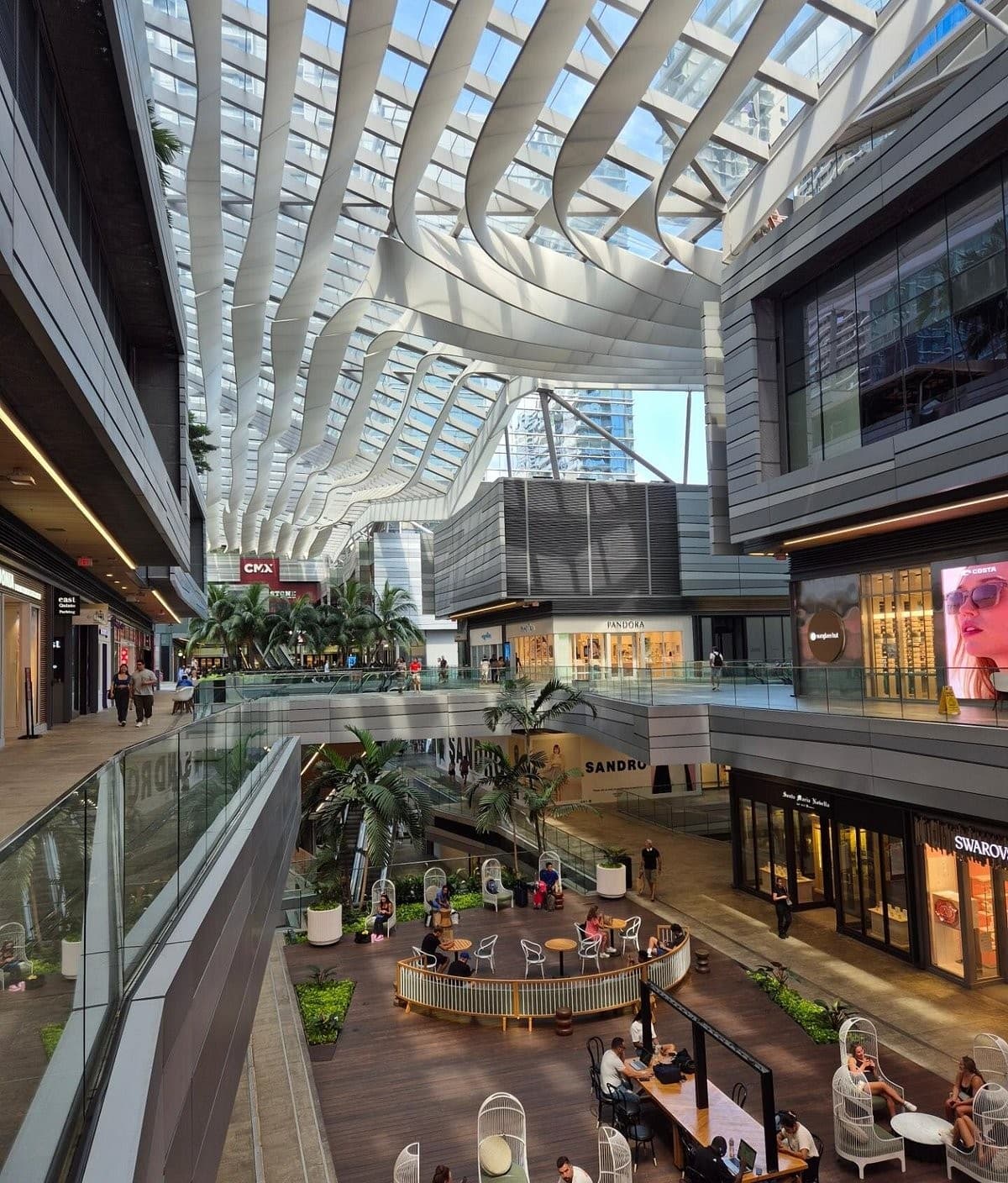 Brickell City Centre interior view in Miami