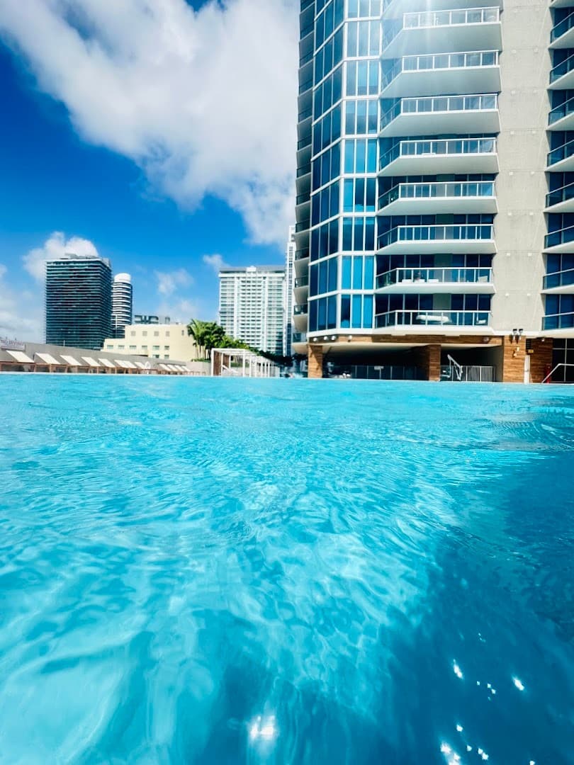 Brickell City Centre pool view Miami