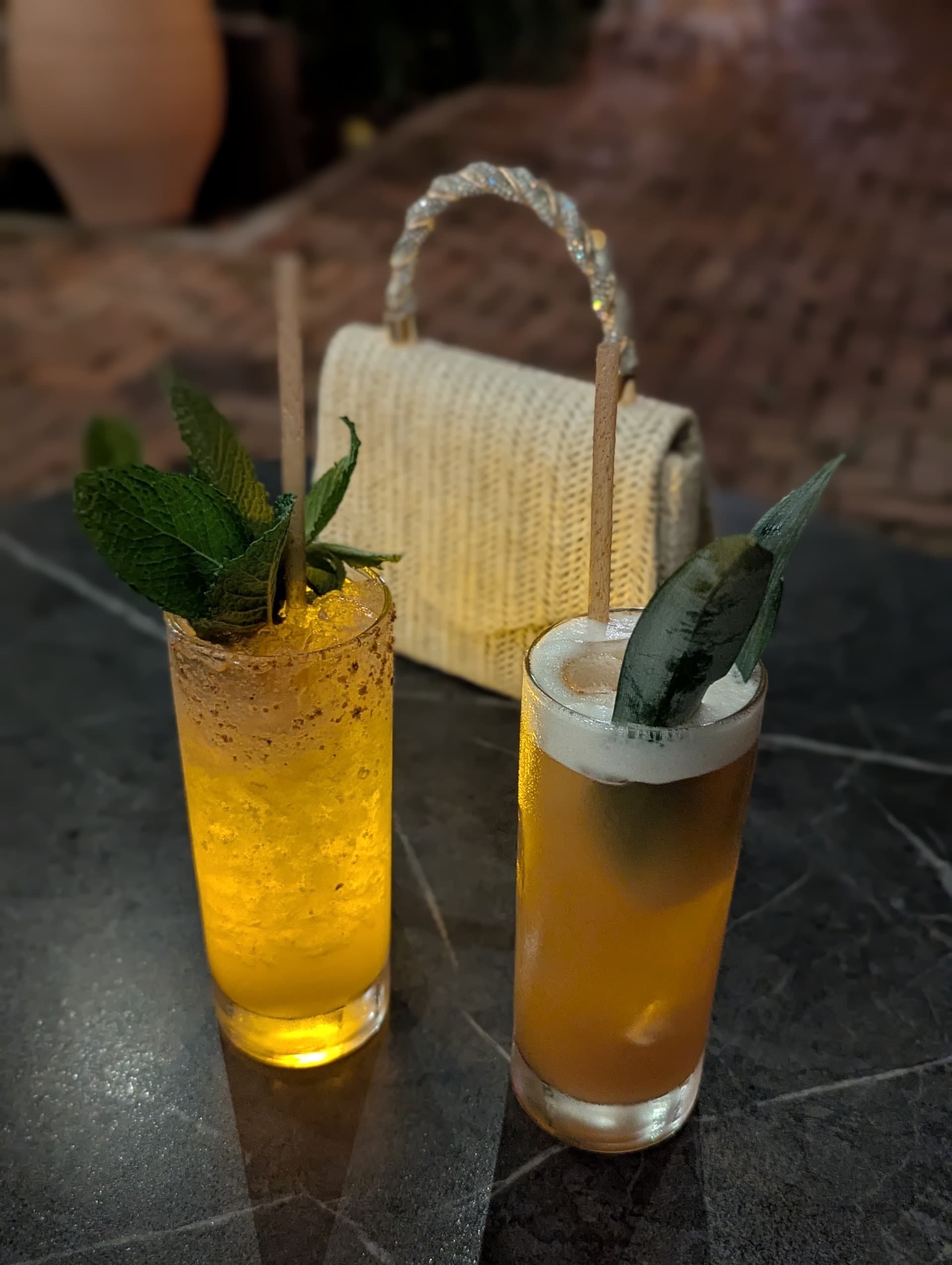 Cocktails at Broken Shaker in Miami Beach