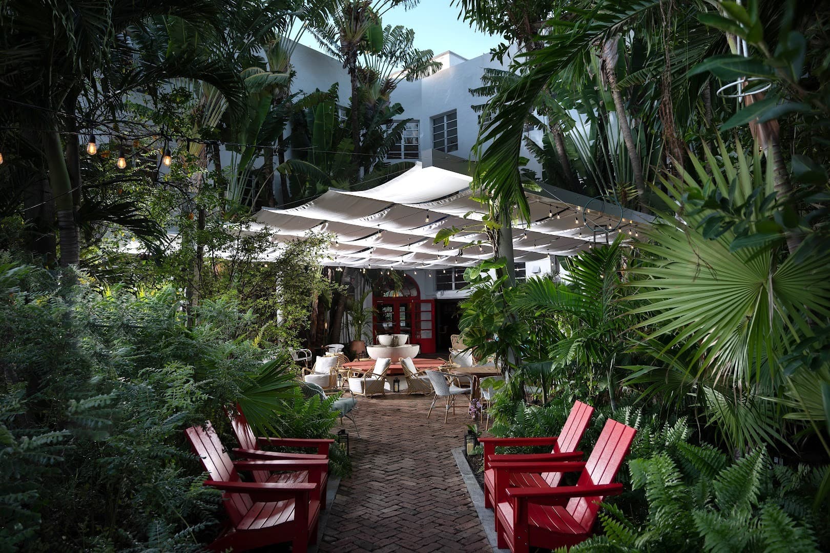 Broken Shaker outdoor patio in Miami Beach